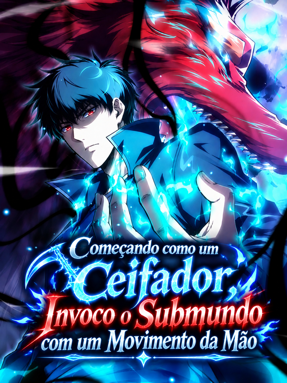 Capa de Começando como um Ceifador, Invoco o Submundo com um Movimento da Mão