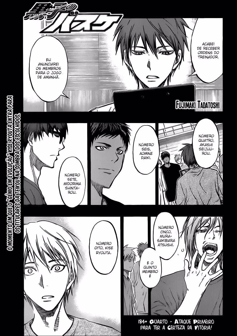 Kuroko no Basket, capítulo 184, página 2