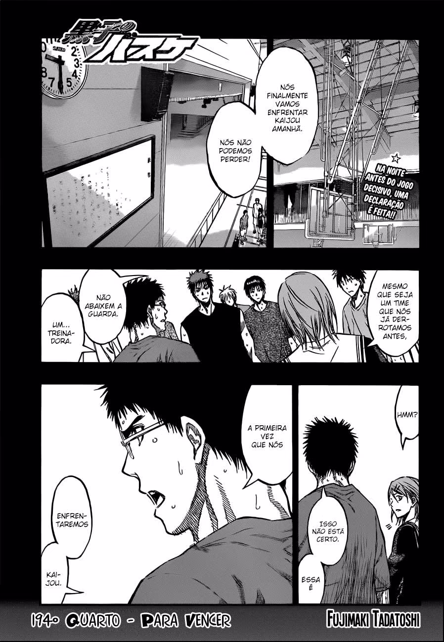 Kuroko no Basket, capítulo 194, página 2