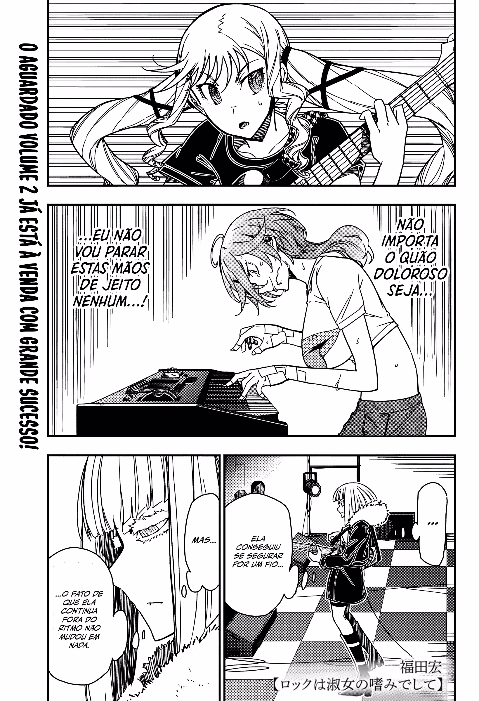 Rock wa Lady no Tashinami deshite, capítulo 16, página 2