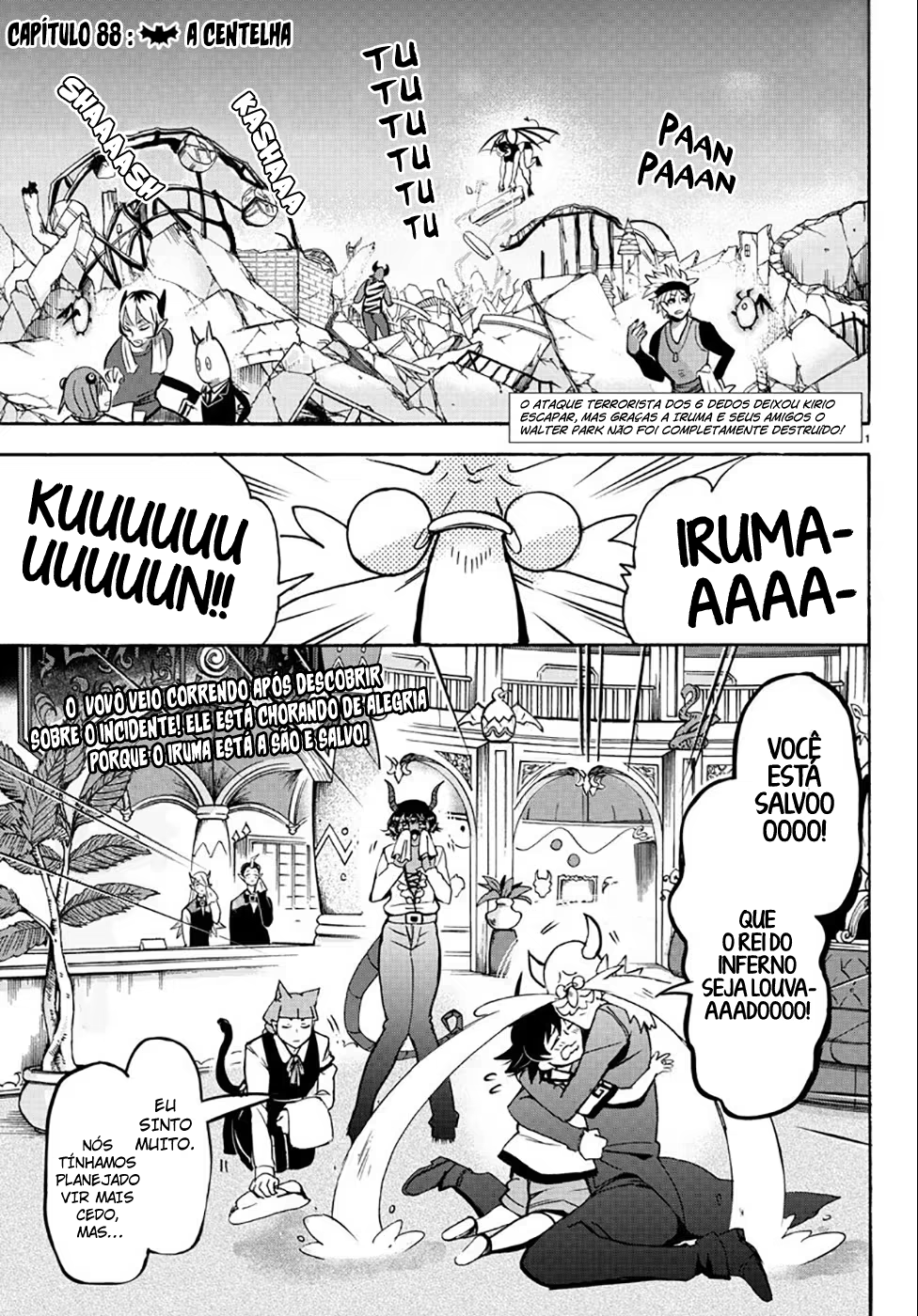 Mairimashita! Iruma-kun, capítulo 88, página 2