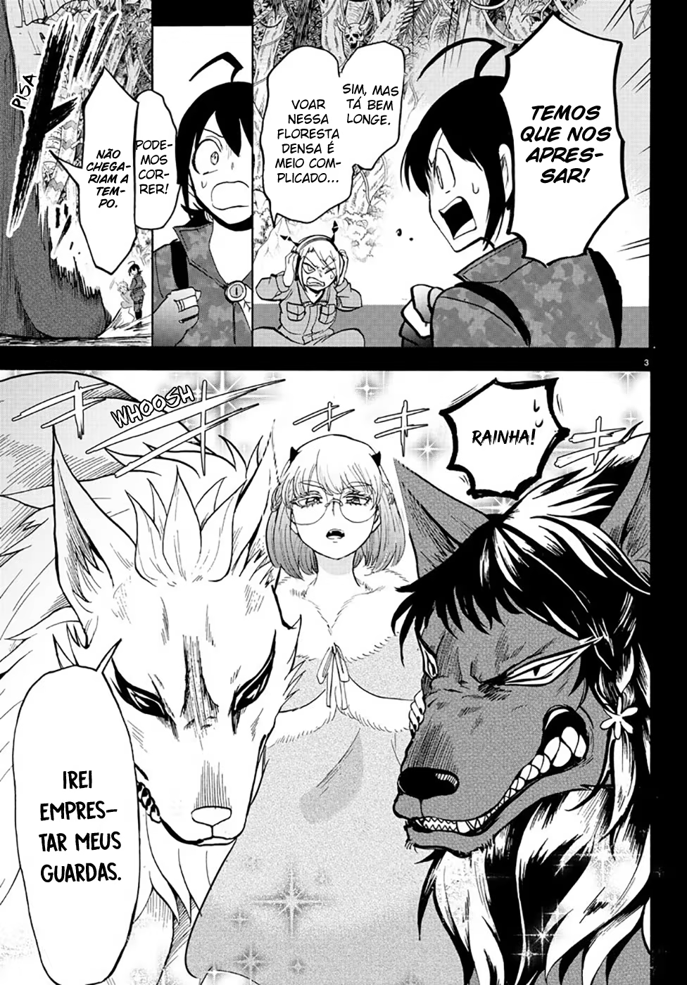 Mairimashita! Iruma-kun, capítulo 133, página 4