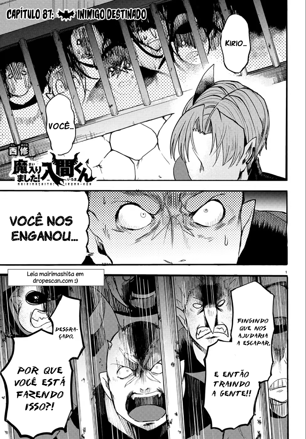 Mairimashita! Iruma-kun, capítulo 87, página 2