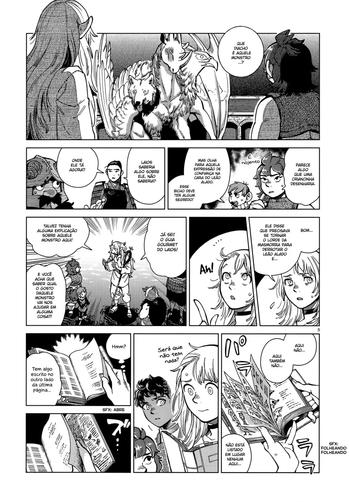 Dungeon Meshi, capítulo 90, página 4