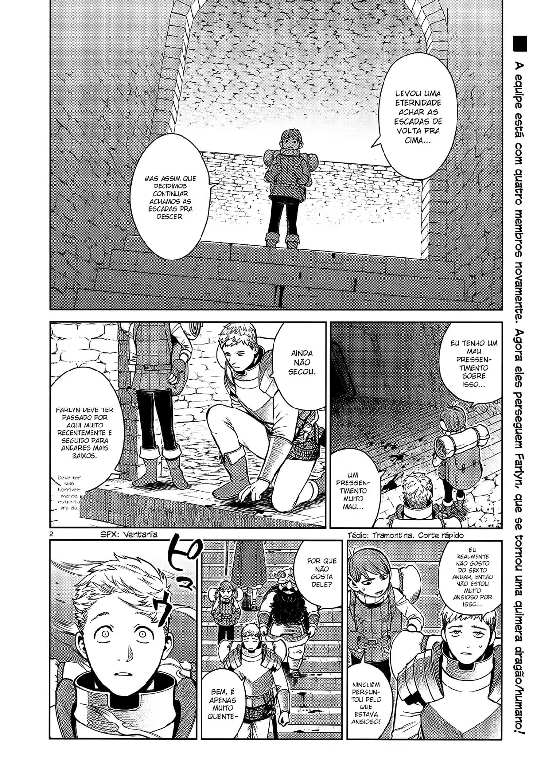 Dungeon Meshi, capítulo 39, página 2