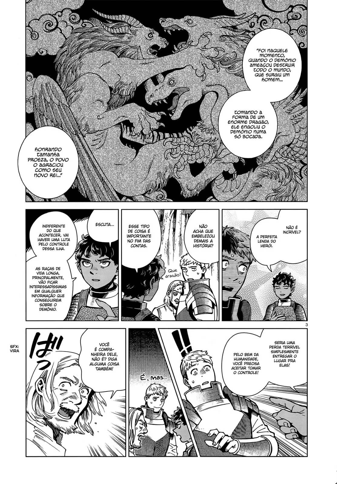 Dungeon Meshi, capítulo 95, página 3