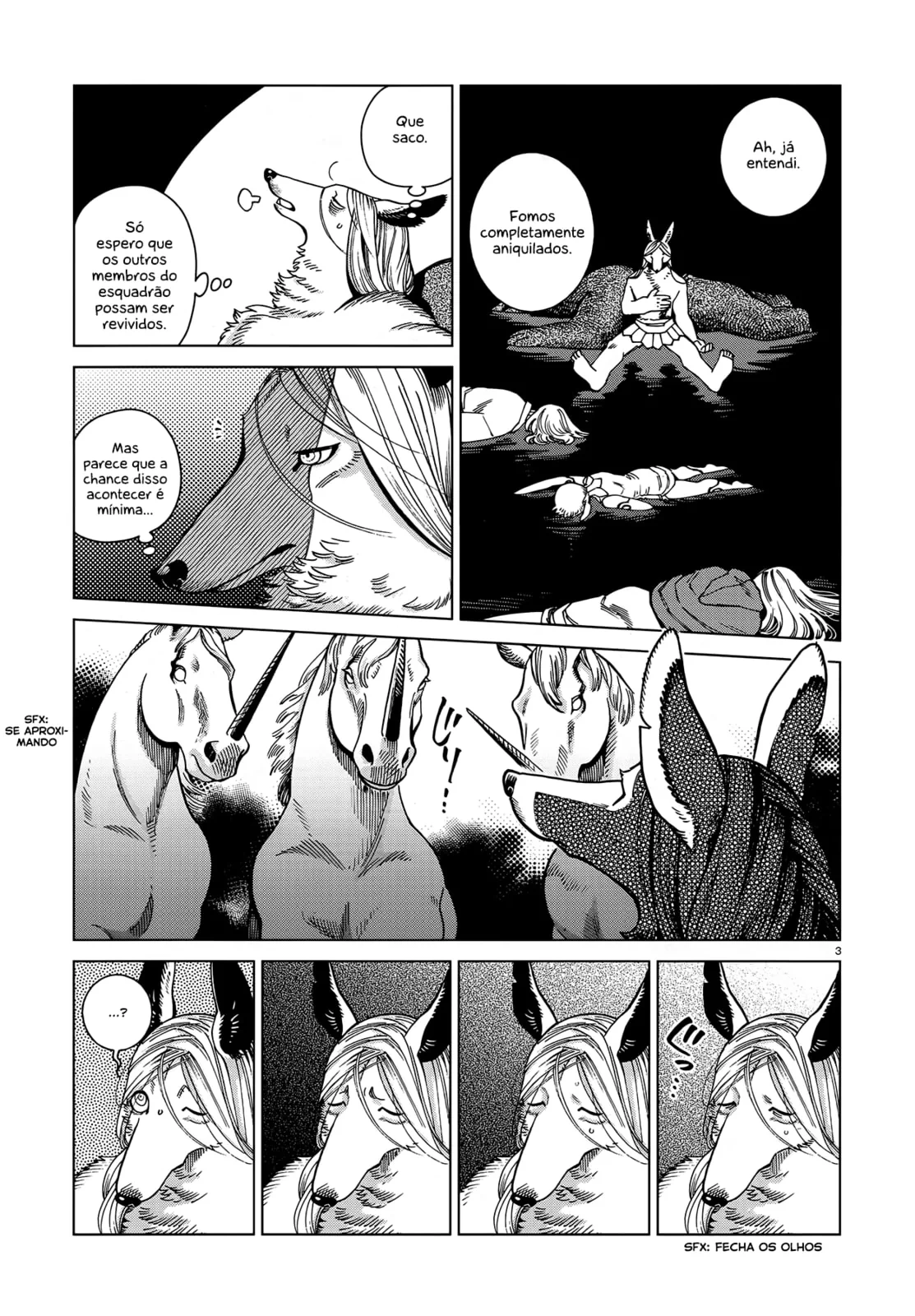 Dungeon Meshi, capítulo 84, página 3