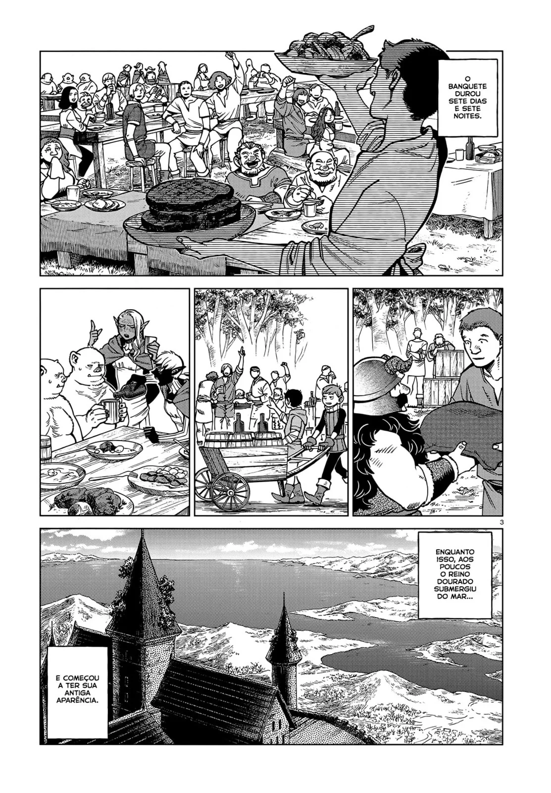 Dungeon Meshi, capítulo 97, página 3