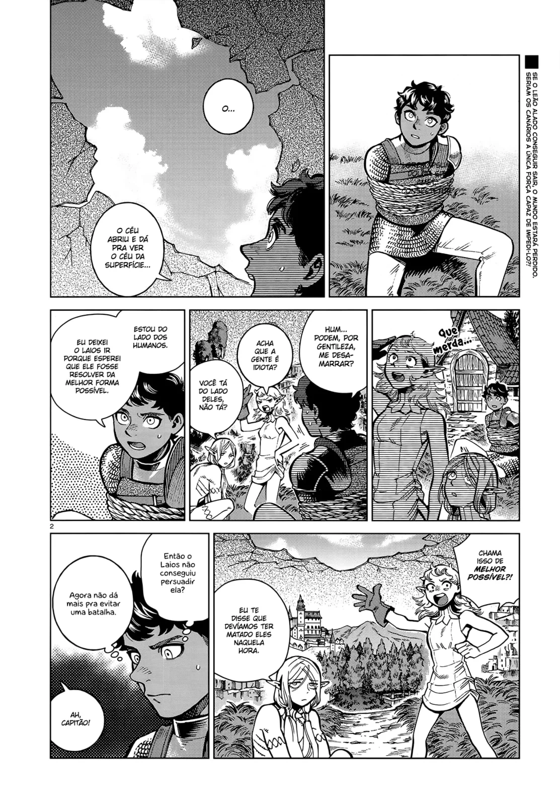 Dungeon Meshi, capítulo 83, página 2