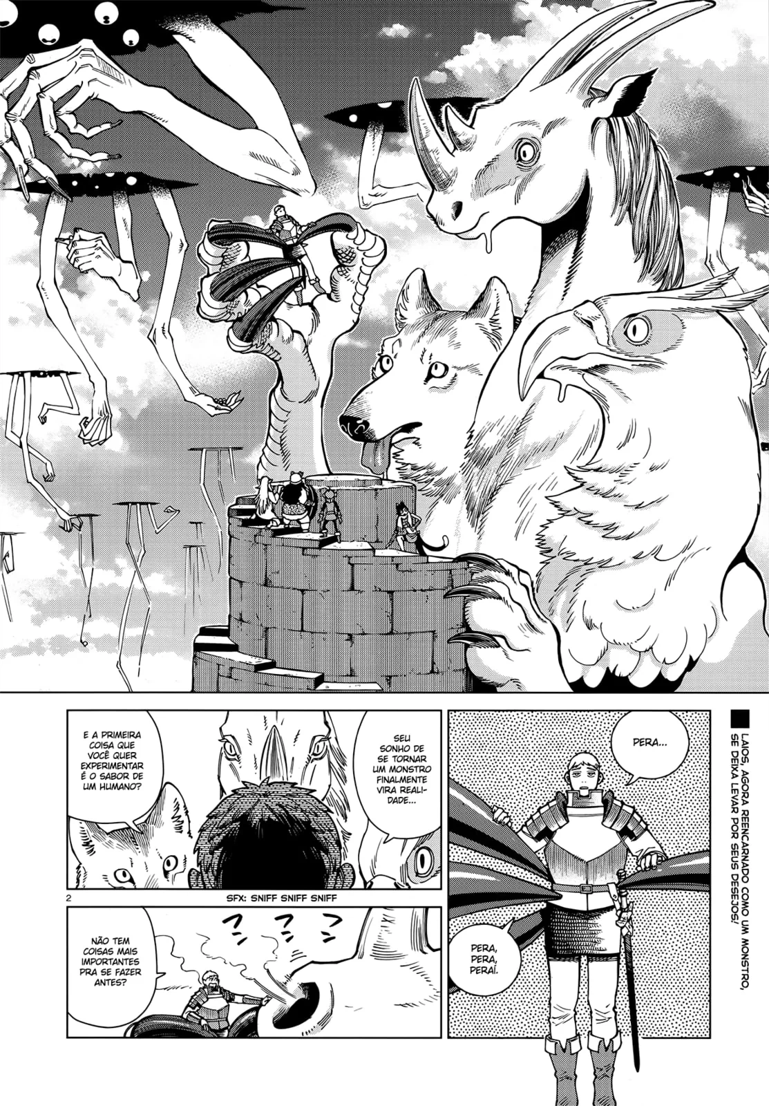 Dungeon Meshi, capítulo 91, página 2