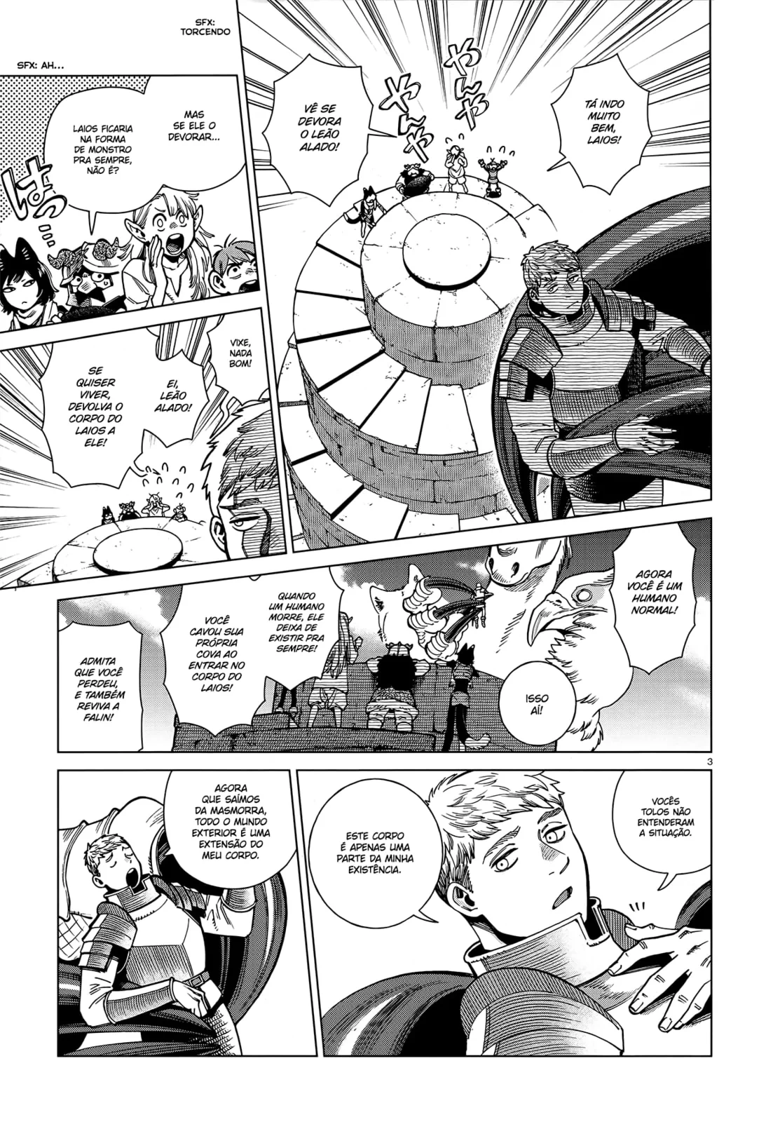 Dungeon Meshi, capítulo 91, página 3
