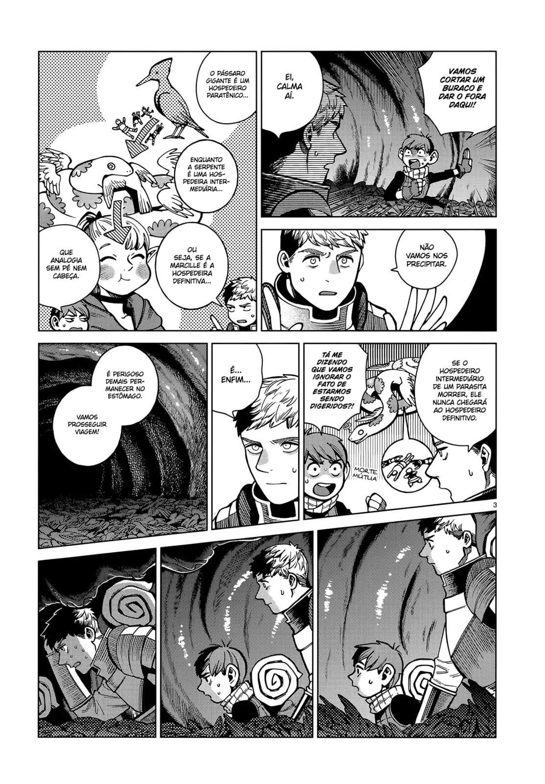 Dungeon Meshi, capítulo 80, página 3