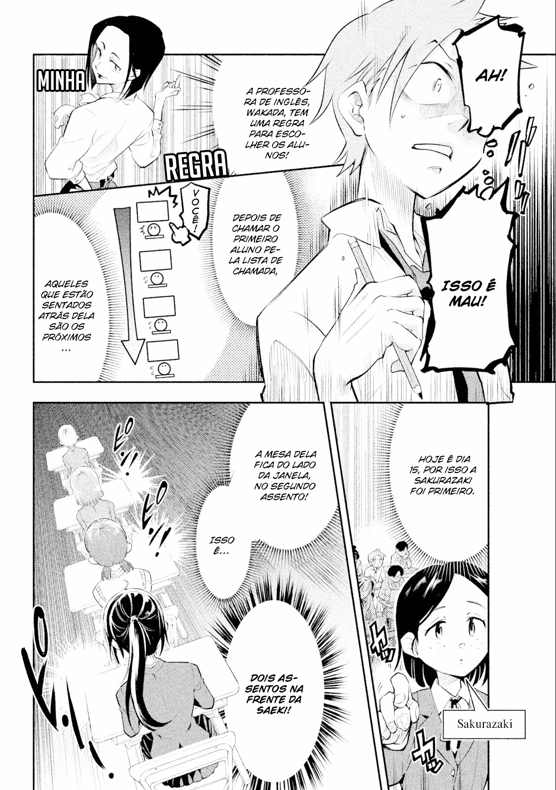 Saeki-san wa Nemutteru, capítulo 2, página 4