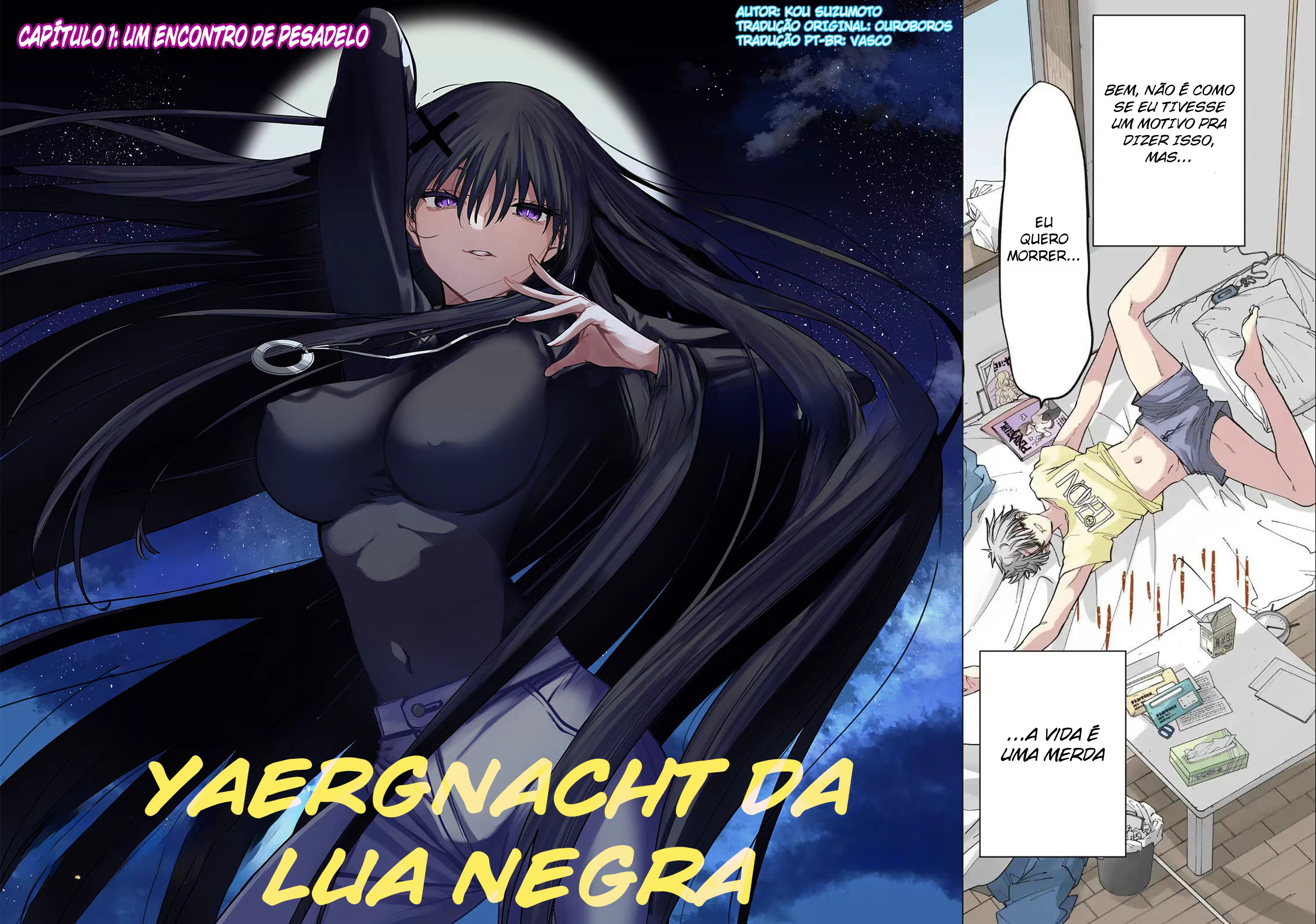 Kurotsuki no Yaergnacht, capítulo 1, página 3