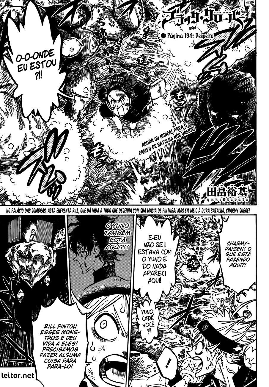 Black Clover, capítulo 194, página 2