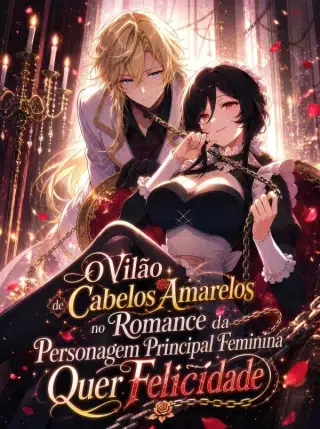 Capa de O Vilão de Cabelos Amarelos no Romance da Personagem Principal Feminina quer Felicidade
