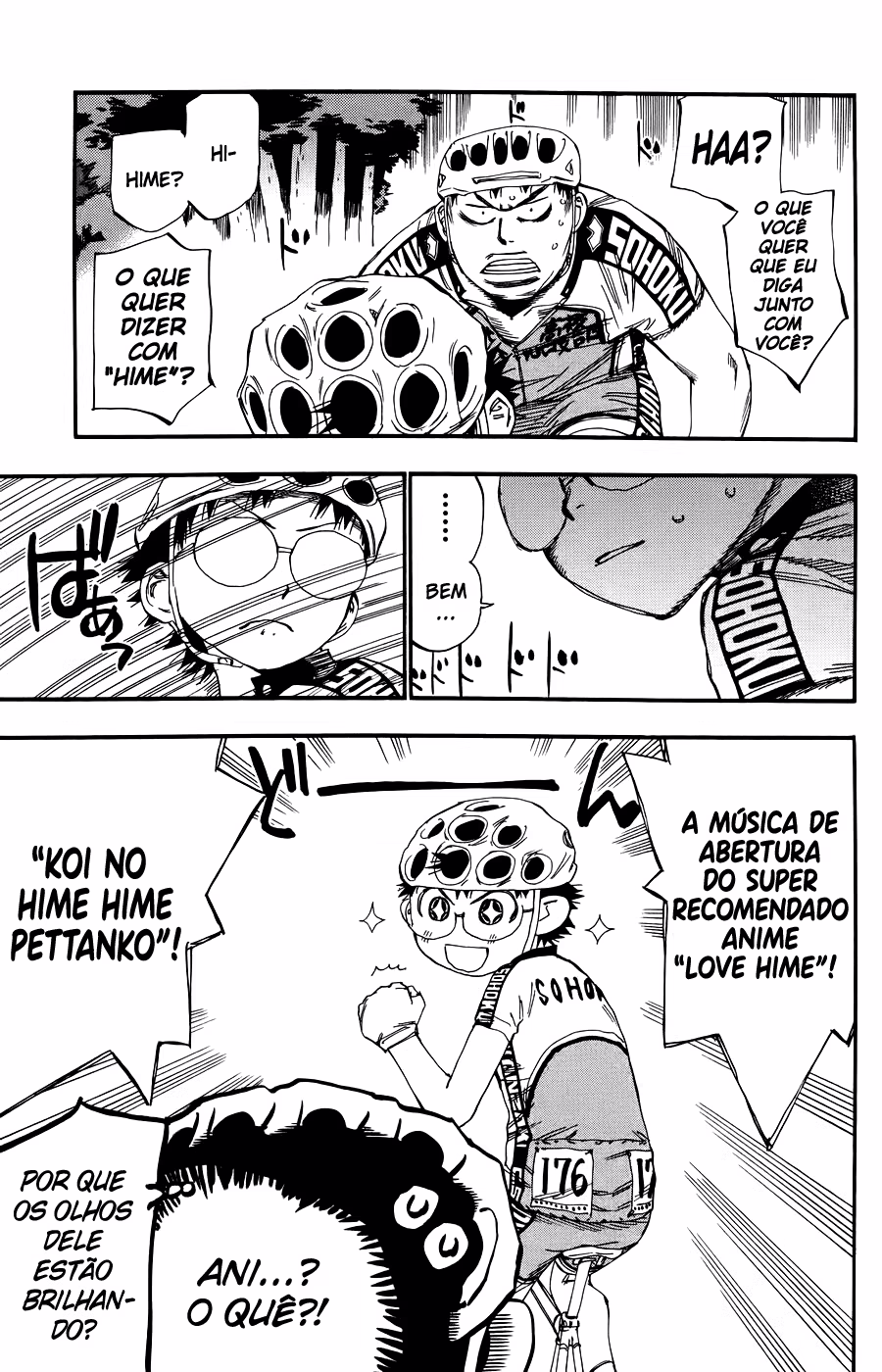 Yowamushi Pedal, capítulo 117, página 3