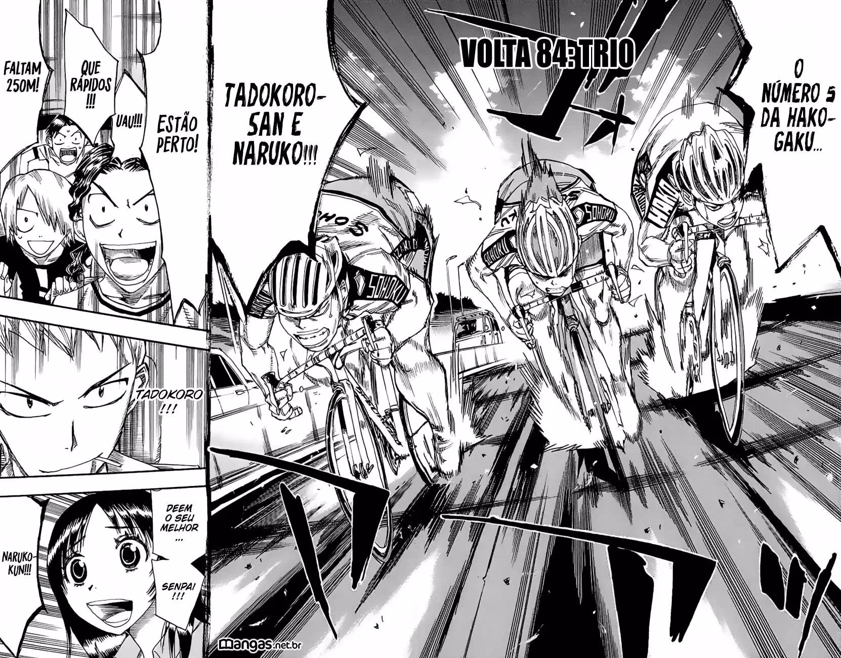 Yowamushi Pedal, capítulo 84, página 3