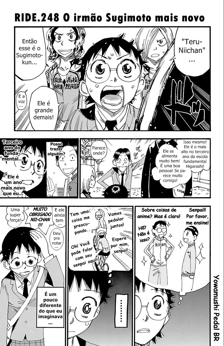 Yowamushi Pedal, capítulo 248, página 3