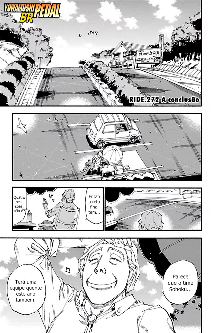 Yowamushi Pedal, capítulo 272, página 3