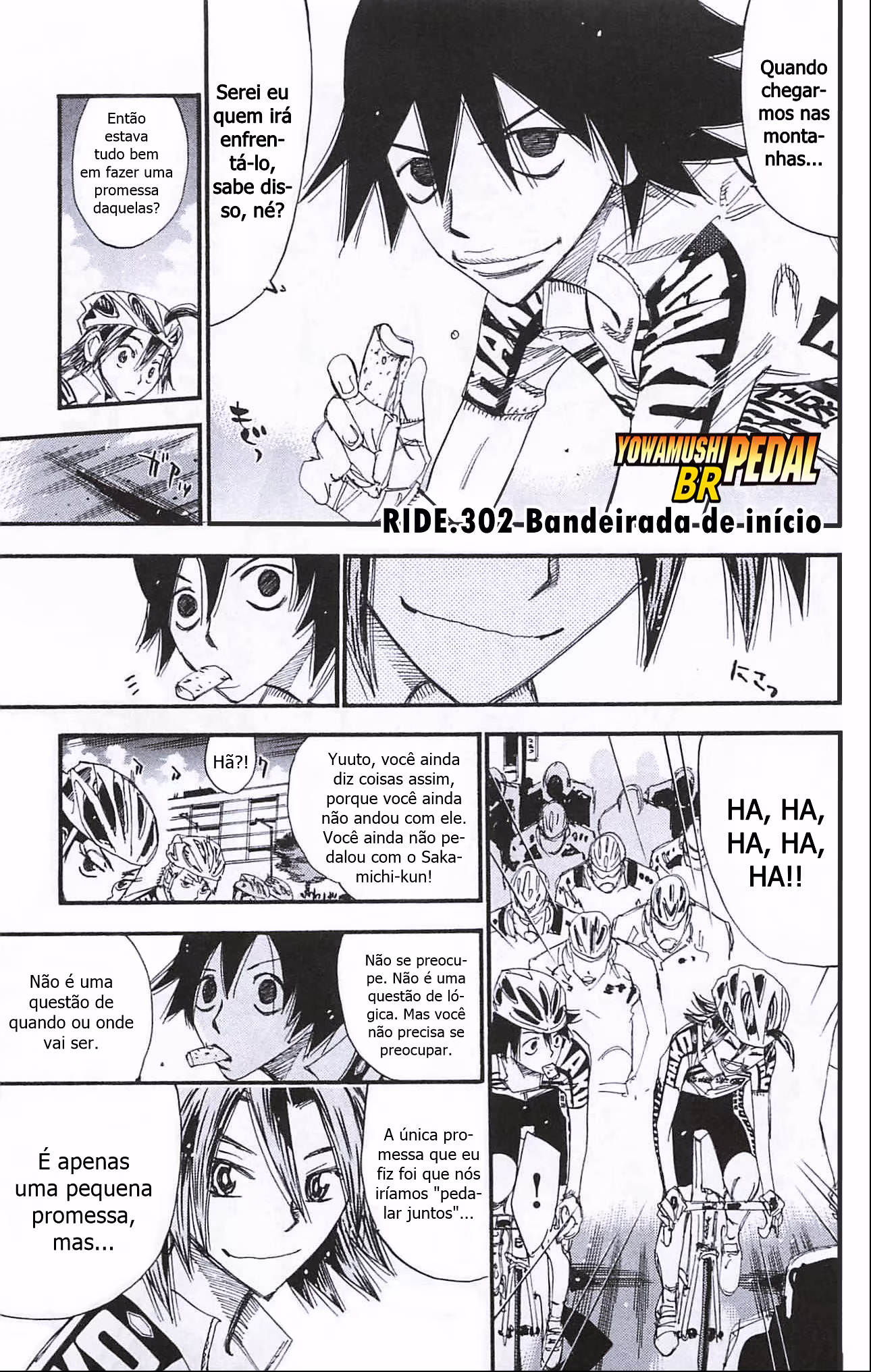 Yowamushi Pedal, capítulo 302, página 3
