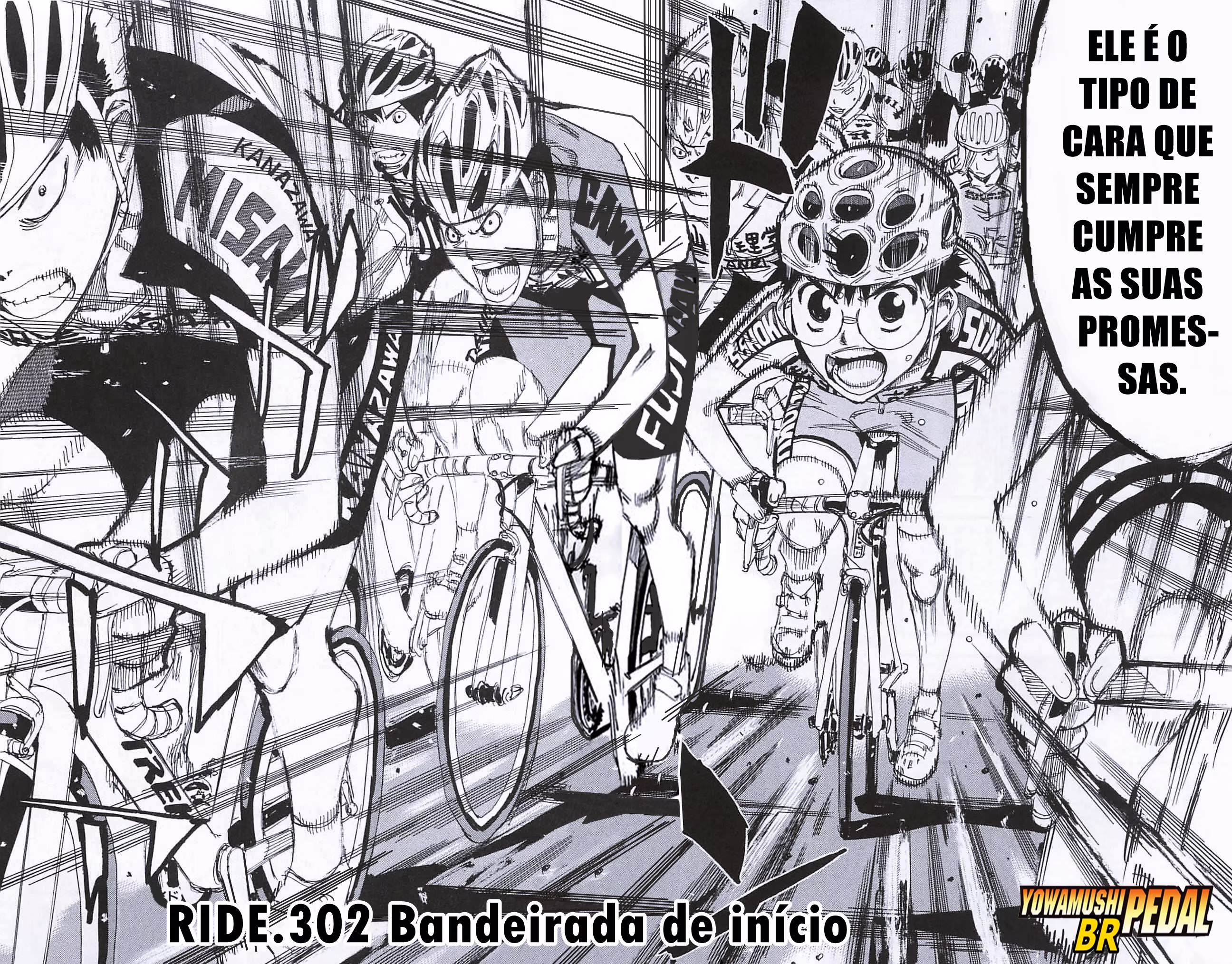Yowamushi Pedal, capítulo 302, página 4