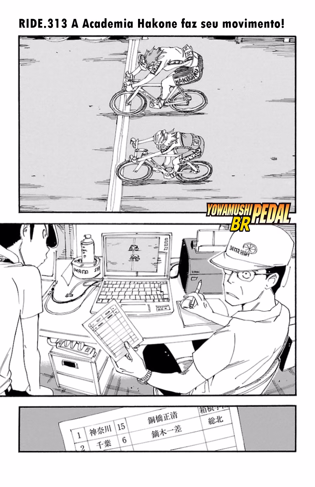 Yowamushi Pedal, capítulo 313, página 3