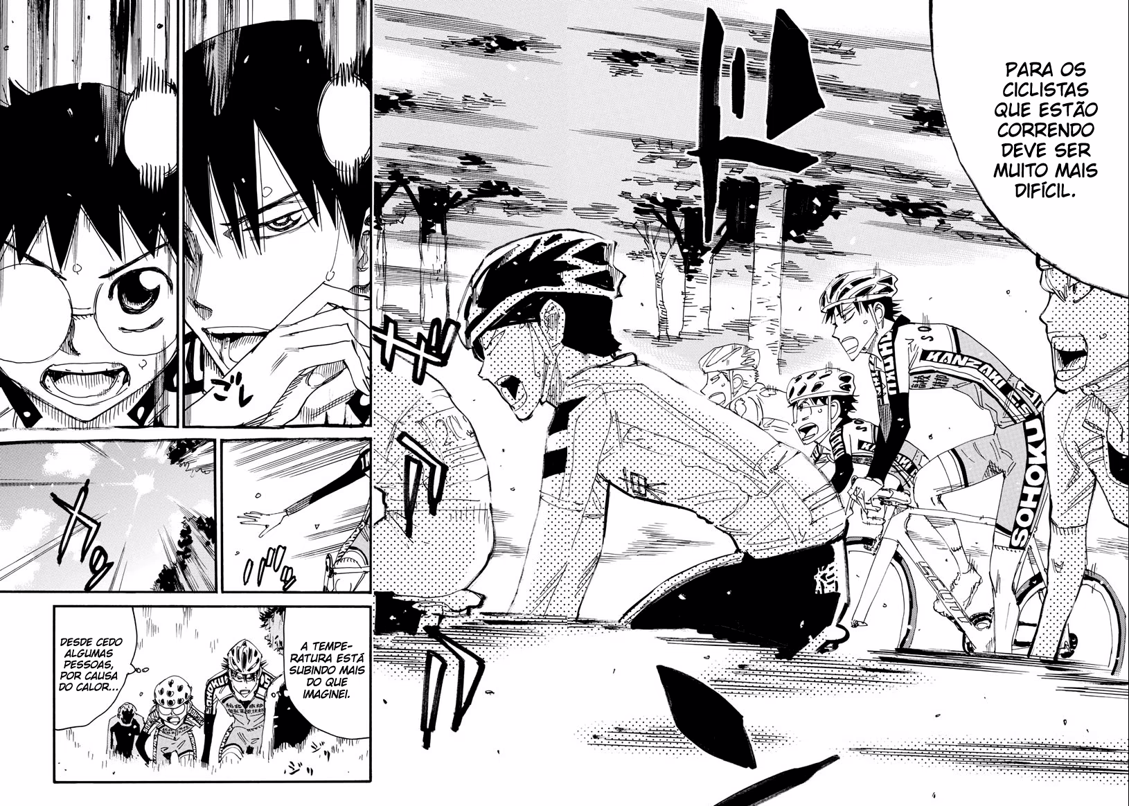 Yowamushi Pedal, capítulo 721, página 4