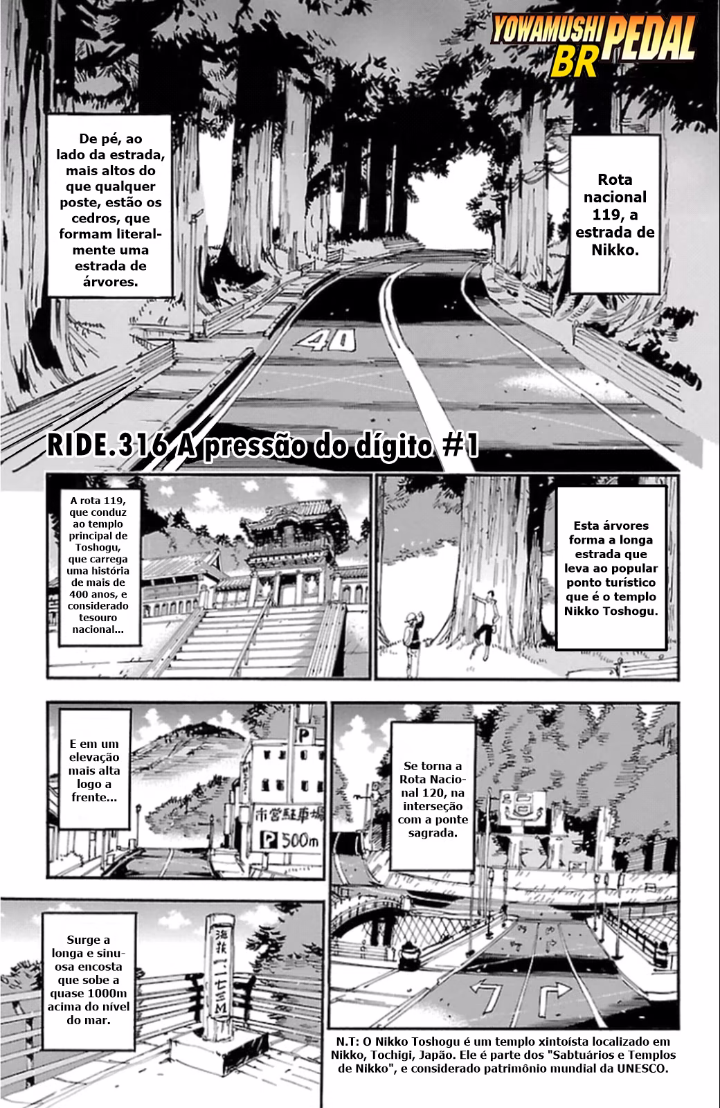 Yowamushi Pedal, capítulo 316, página 3