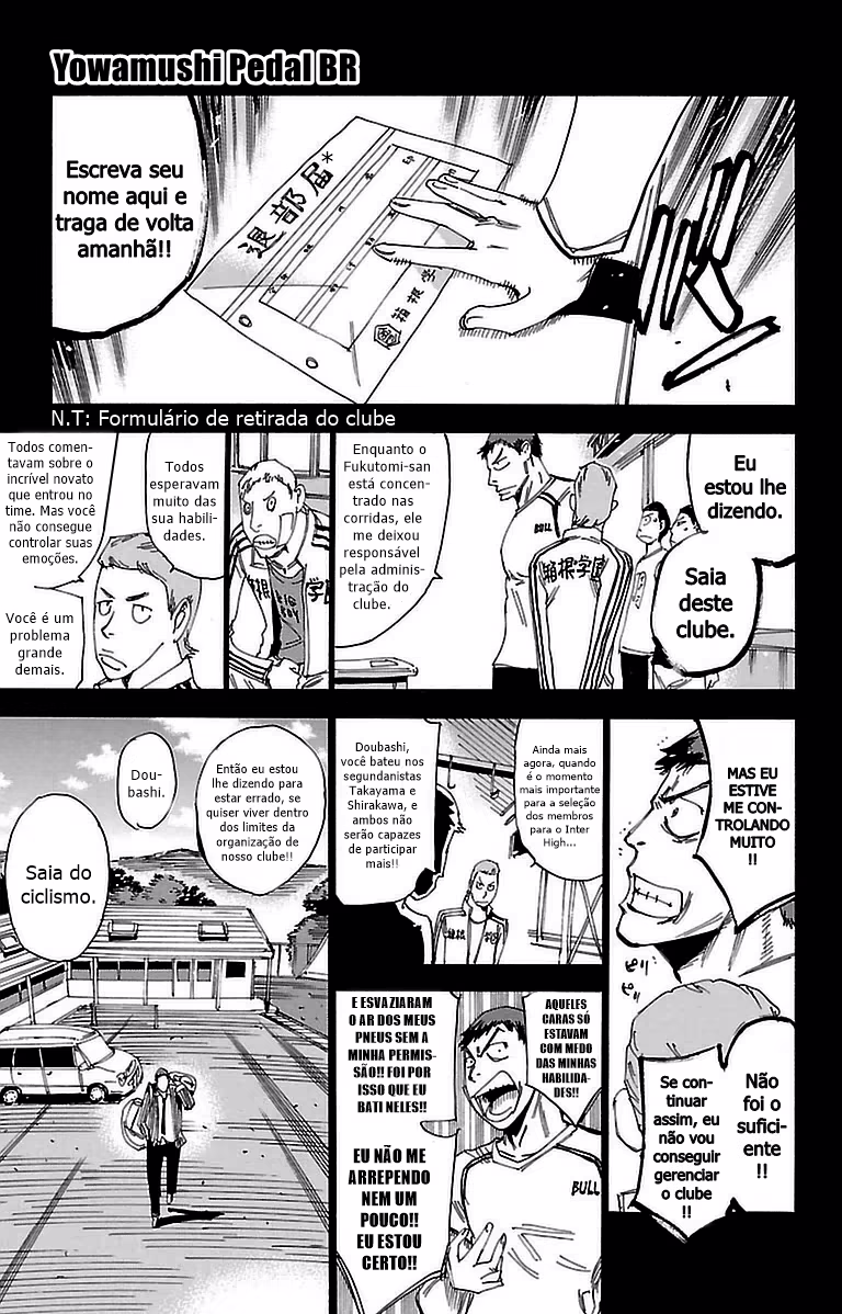 Yowamushi Pedal, capítulo 307, página 4