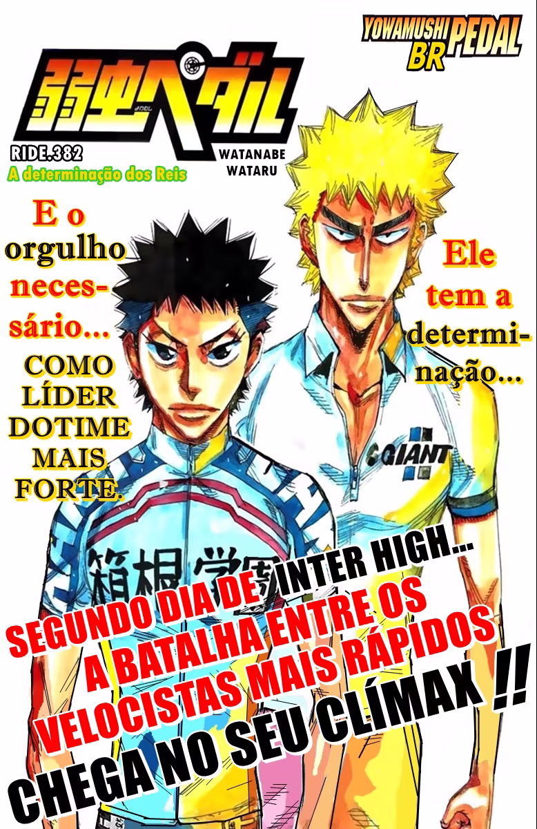 Yowamushi Pedal, capítulo 382, página 3