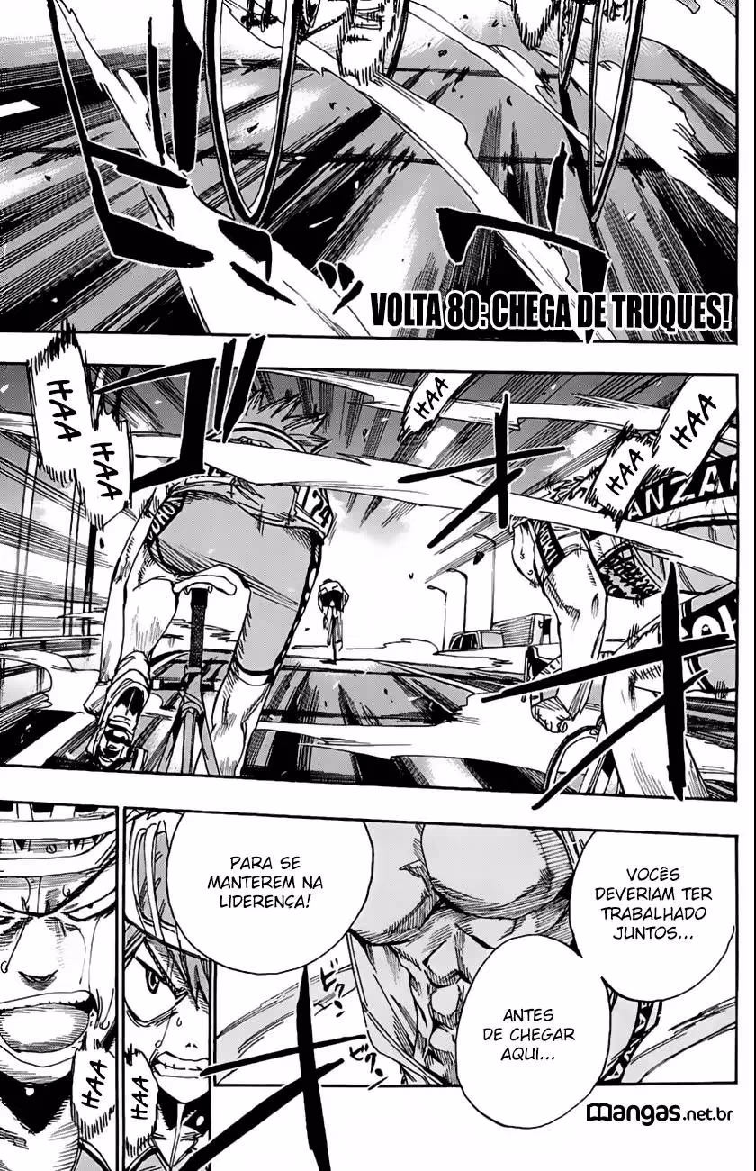 Yowamushi Pedal, capítulo 80, página 2