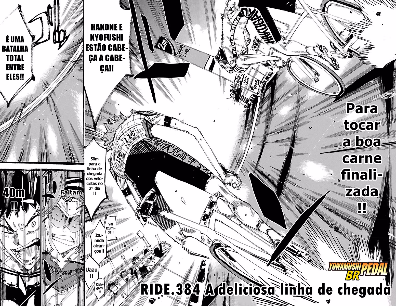 Yowamushi Pedal, capítulo 384, página 4