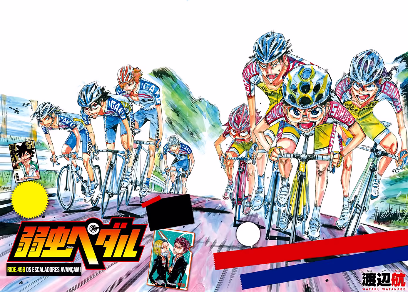Yowamushi Pedal, capítulo 458, página 3
