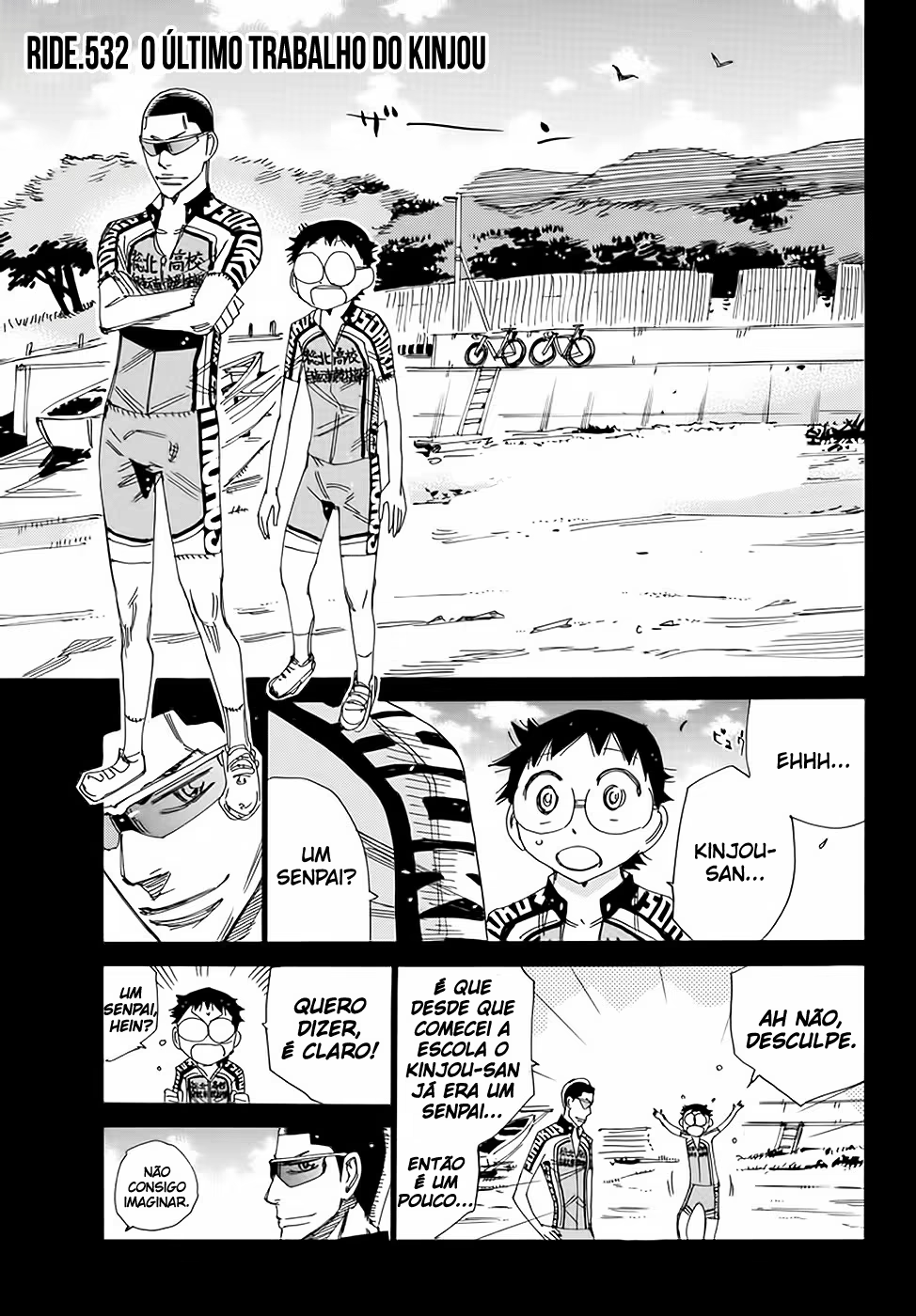 Yowamushi Pedal, capítulo 532, página 2