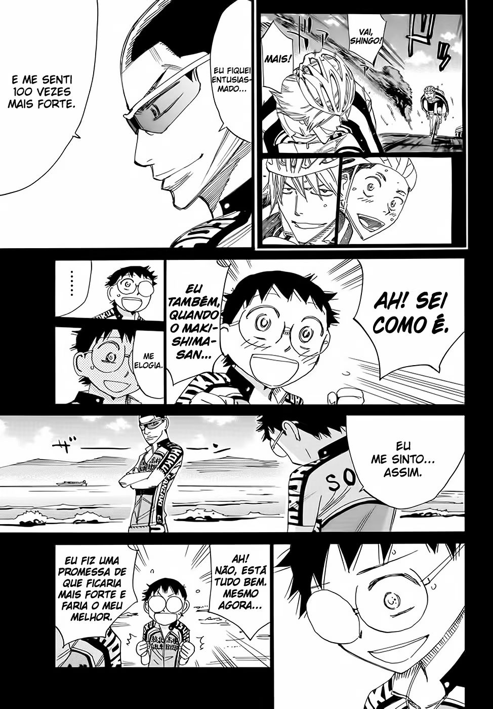 Yowamushi Pedal, capítulo 532, página 4