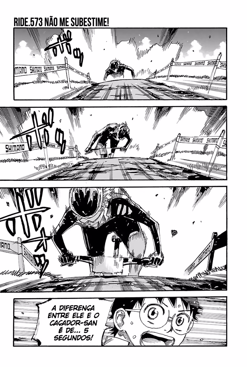 Yowamushi Pedal, capítulo 573, página 2