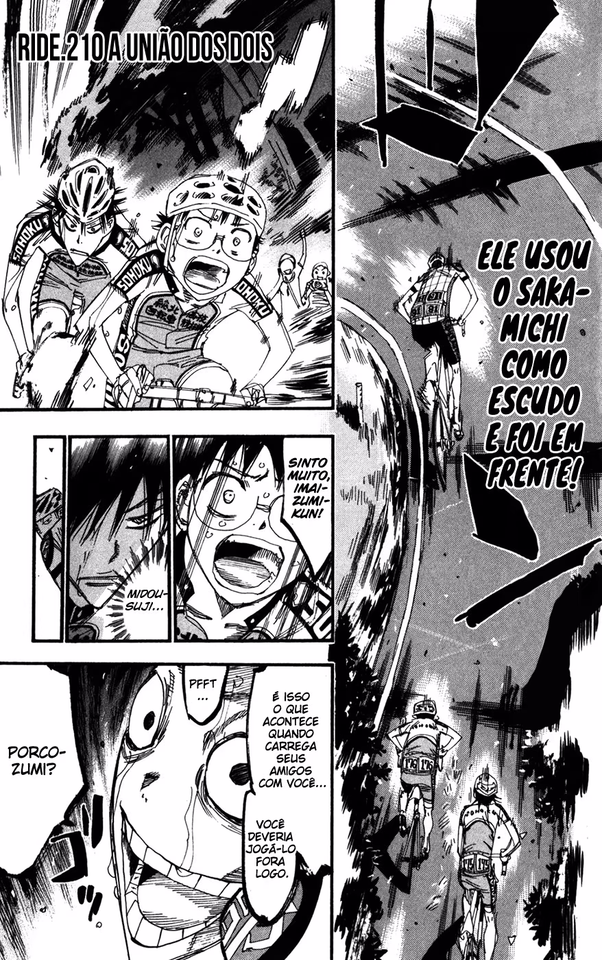 Yowamushi Pedal, capítulo 210, página 2