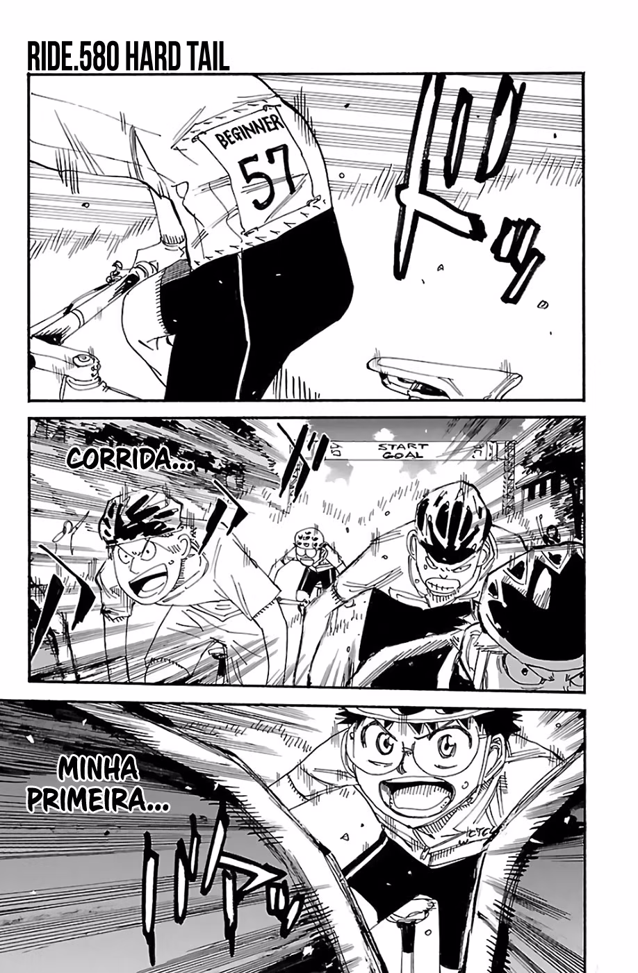 Yowamushi Pedal, capítulo 580, página 2