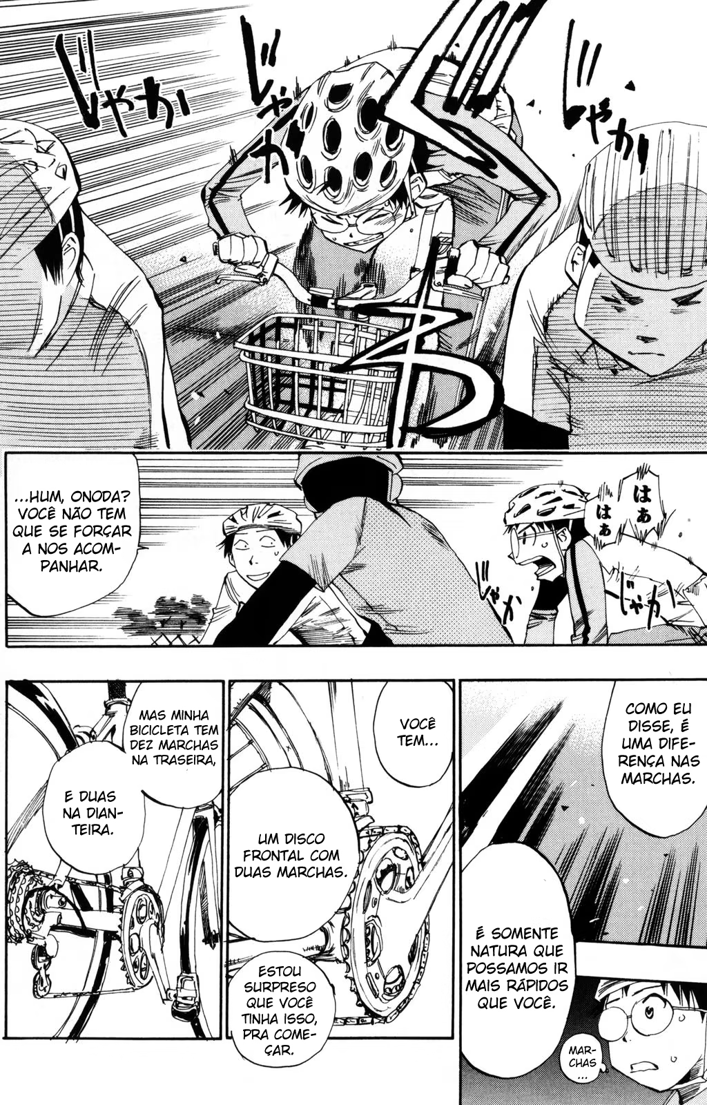 Yowamushi Pedal, capítulo 19, página 4