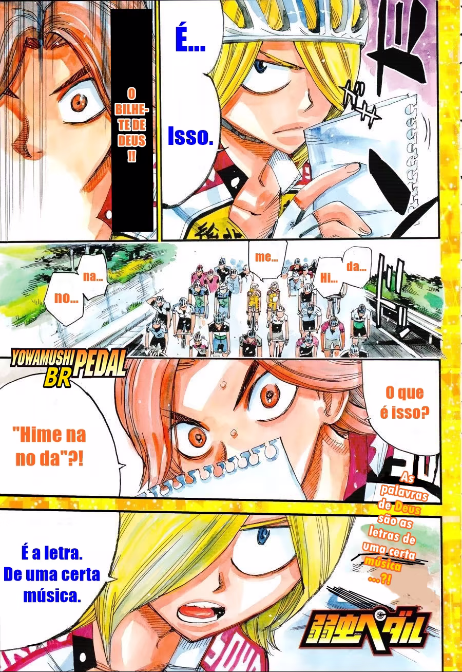 Yowamushi Pedal, capítulo 365, página 4