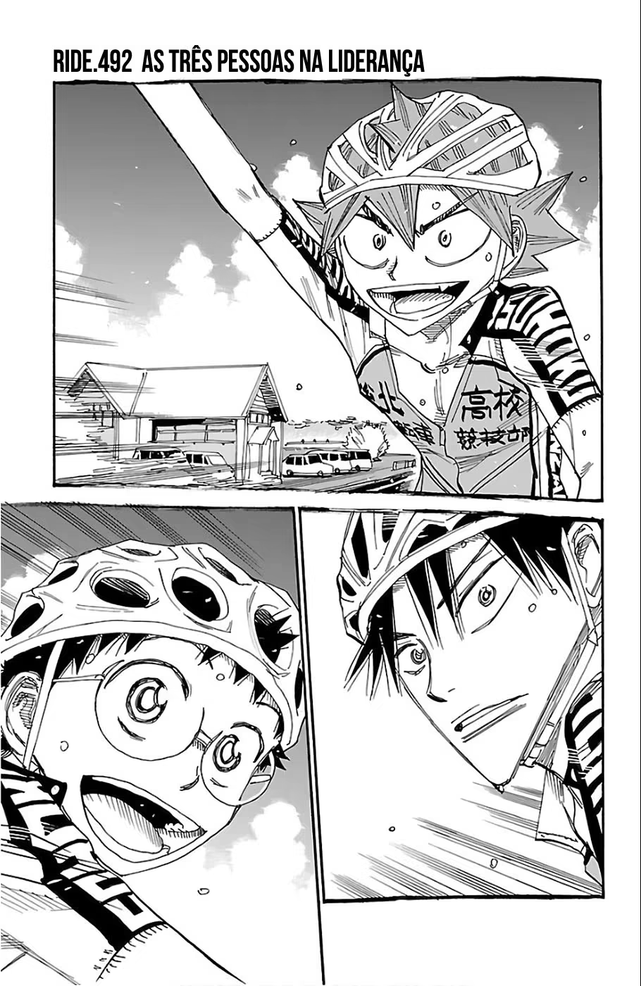 Yowamushi Pedal, capítulo 492, página 2