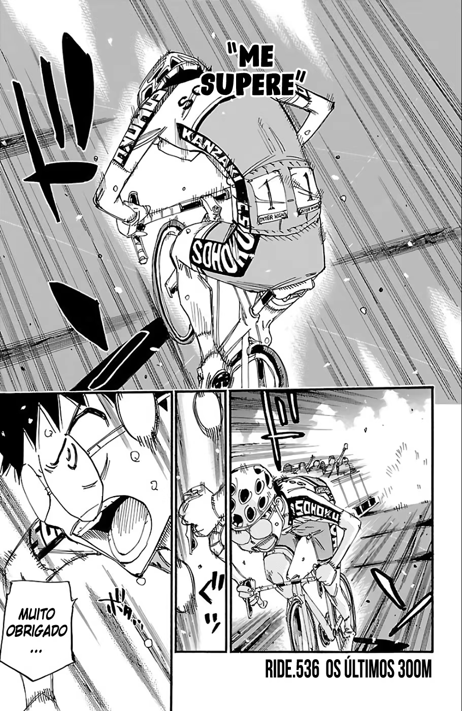 Yowamushi Pedal, capítulo 536, página 2