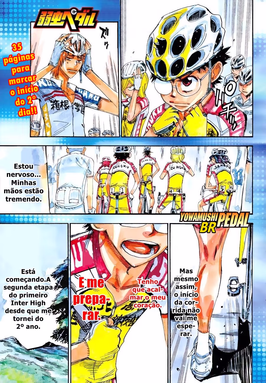 Yowamushi Pedal, capítulo 357, página 3