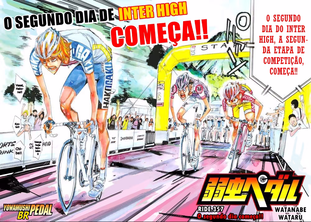 Yowamushi Pedal, capítulo 357, página 4