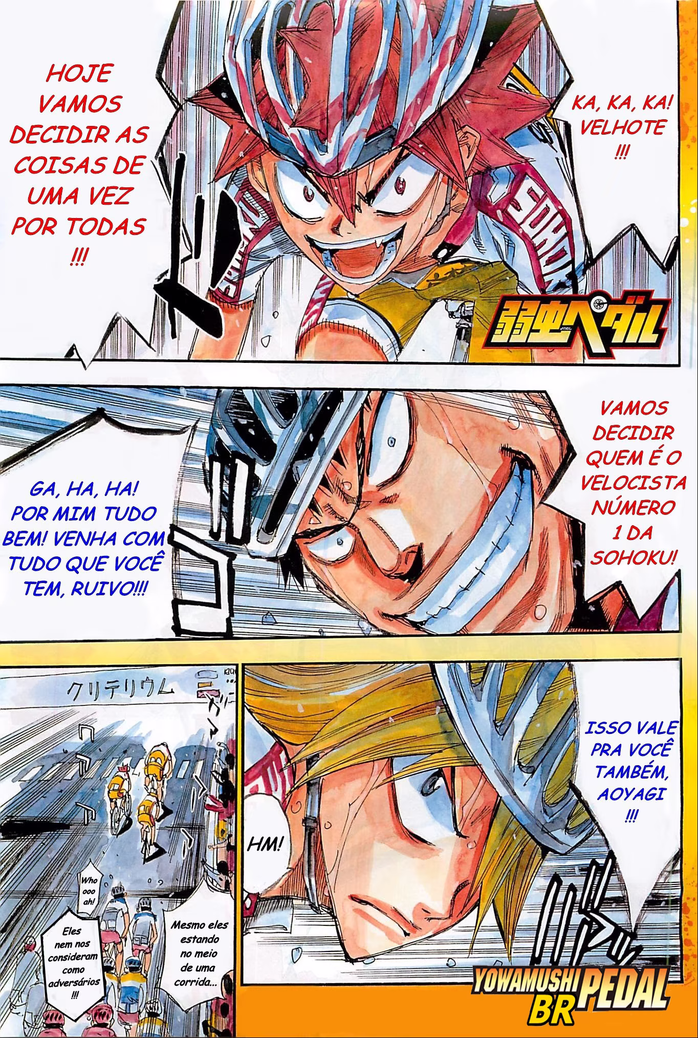 Yowamushi Pedal, capítulo 246, página 4