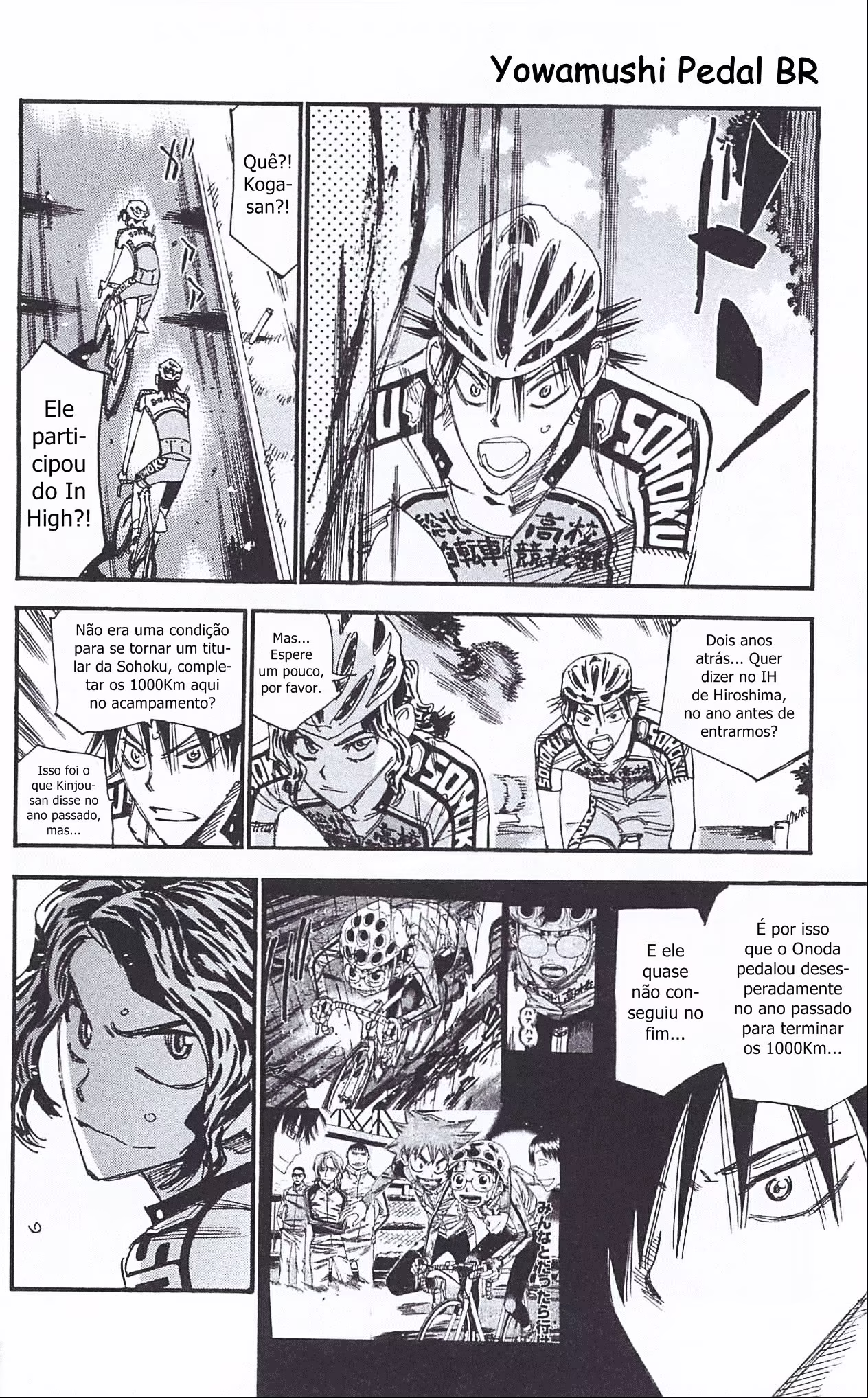Yowamushi Pedal, capítulo 283, página 4