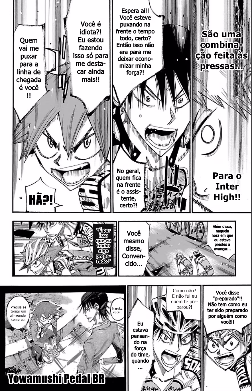 Yowamushi Pedal, capítulo 337, página 2