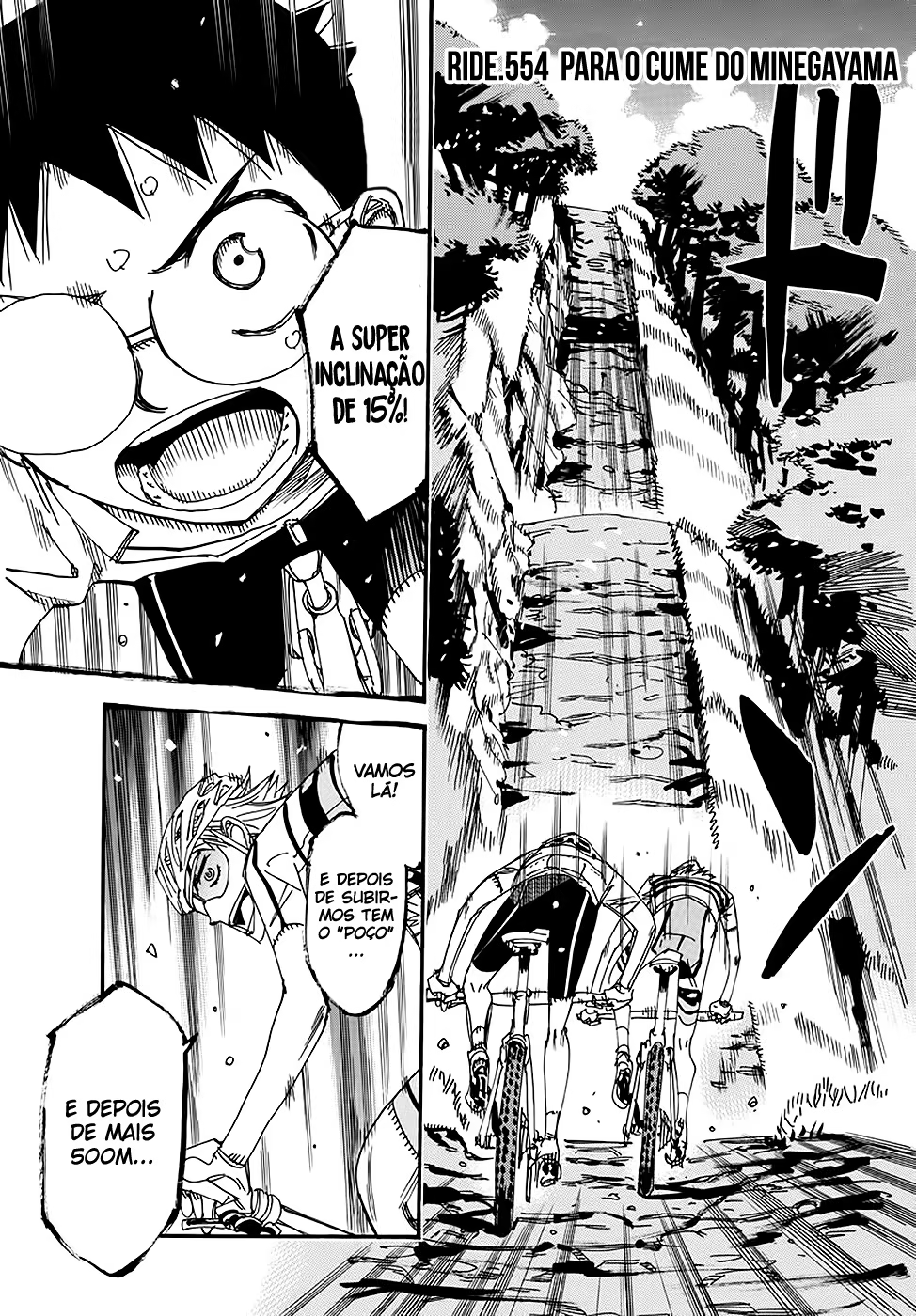 Yowamushi Pedal, capítulo 554, página 3