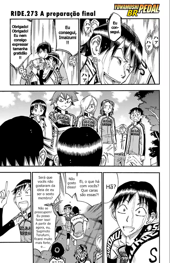 Yowamushi Pedal, capítulo 273, página 3
